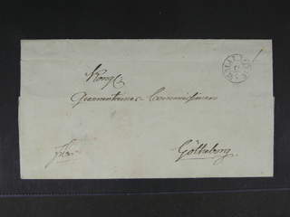 Sweden. M county. MALMÖ 12.6.1831, arc postmark. Type 2 on cover sent to Gothenburg. …