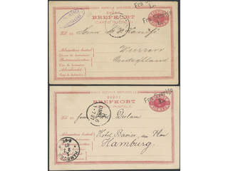 Sweden. Facit bKe4. Cancellations, DENMARK. Danish cancellation FRA SVERIGE L …