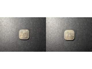 Ceylon George V (1910-1936) 5 cents 1926, UNC