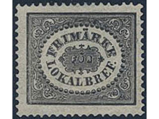 Sweden. Facit 6BN1 ★, (3 öre) reprint, perf 14. One short perf., otherwise very fresh. …