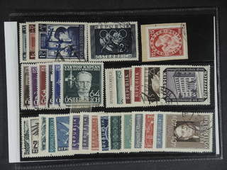Austria. Used 1936–55. All different, e.g. Mi 632-37, 650-57, 961-63, 969, Postage Due …