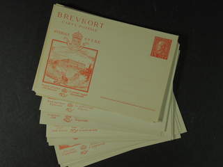 Sweden. Postal stationery, double postcard Facit bKe33a-t , Postcard 15 öre cpl unused …