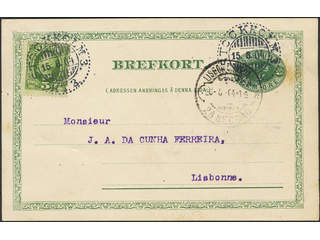 Sweden. Postal stationery, Single postcard, Facit bKe10, 52, Postcard 5 öre additionally …