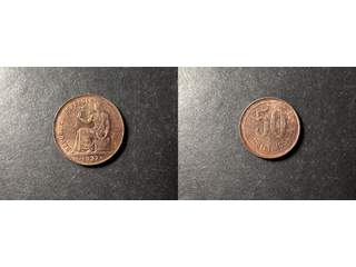 Spanien 50 centimos 1937, UNC