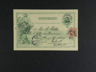 Sweden. Postal stationery, single postcard Facit bKe9, 55 , 1897 Commemorative postcard …