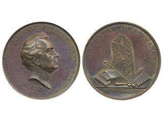 Medaljer, övriga, Sverige. Hyckert II, 1837. Carl Johan Fahlcrantz, made by C:M Mellgren …