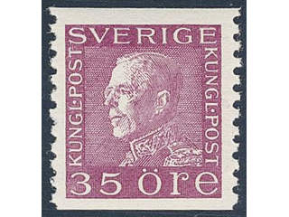 Sweden. Facit 187c used , 35 öre carminish violet on white paper.
