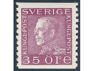 Sweden. Facit 187c used , 35 öre carminish violet on white paper.