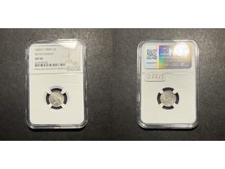 Indien Queen Victoria (1837-1901) 2 annas 1888 C, NGC AU58
