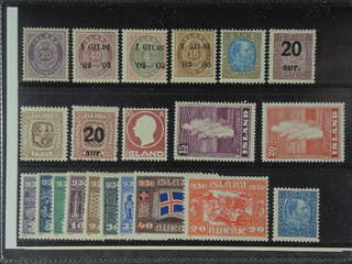Iceland. ★★ 1876-1937. All different, e.g. F 14, 42, 50, 54, 74, 83, 100, 106, 117, 178, …