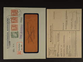 Sweden. Facit 321A, 351 cover , 5+3x15 öre on local registered cover with return receipt …