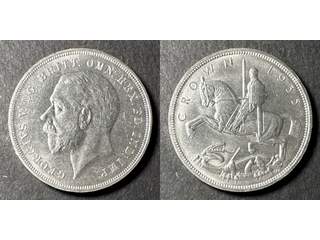 Storbritannien George V (1910-1936) 1 crown 1935, AU/UNC