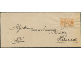 Sweden. Official Facit Tj11c , 2 öre on beautiful local printed matter sent within …