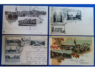 Sweden. Picture postcards, lot GRUSS AUS. R/S-COUNTIES. Karlstad, Kristinehamn and …