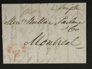 Britain. Prephilately. Letter dated in Glasgow 11 June 1818, privately conveyed to …