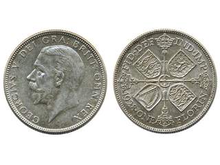 Coins, Great Britain, England. George V, Spink 4038, 2 shillings (florin) 1928. XF-UNC.