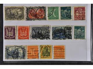 Germany, Reich. Used 1900–22. All different, e.g. Mi 96-97, 181, 184, 190, 213, …