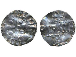 Coins, Germany, Cologne. Otto III (983-1002), 1 pfennig ND. 0.96 g. Soest (?) mint. …