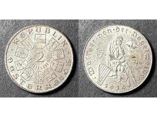 Österrike 2 shillings 1930, UNC