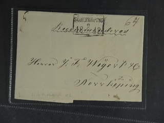Sweden. E county. SÖDERKÖPING 9.11.1842, rectangular postmark. Type 1 on registered …