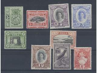 Tonga. SG 74–82 ★★/★, Six are ★★, two ★. GBP 65