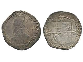 Coins, Great Britain, England. Charles I, Spink 2800, 1 shilling ND(1643-44). 6.27 g. …