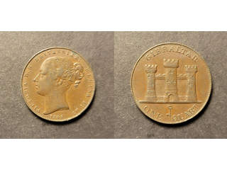 Gibraltar Queen Victoria (1837-1901) 1 quart 1842, AU