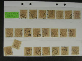 Sweden. Used. About 140 Small National Coat-of-Arms F 71–74 with wmk cx and four copies …