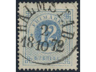Sweden, Sverige, Sverige, Sverige. Facit 21a used, 12 öre greyish blue. Superb …