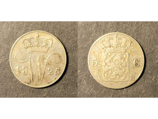 Netherlands Willem I (1815-1840) 5 cents 1825 B, VF