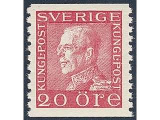 Sweden. Facit 180b ★★ , 20 öre pale red, on white paper. Superb.