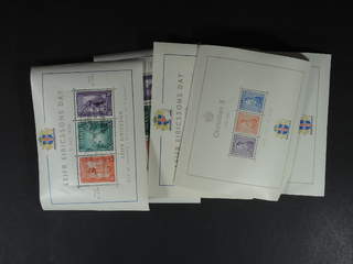 Iceland. ★★/⊙ 1937–38. Two copies of souvenir sheet 1 + four copies of souvenir sheet 2. …