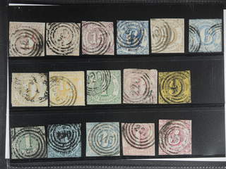 Germany Thurn und Taxis. Used 1852–1866. All different, e.g. Mi 17, 22, 24, 33-34, …