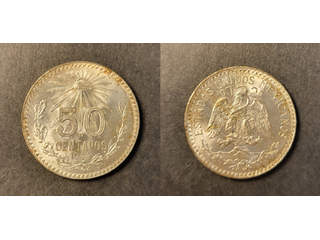 Mexico 50 centavos 1944, UNC tonad
