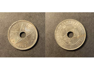 Belgiska Congo Albert I (1909-1934) 10 centimes 1921, UNC