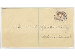 Sweden. Facit 28 cover , 3 öre on superb printed matter sent from GÖTEBORG 4.10.1877 to …