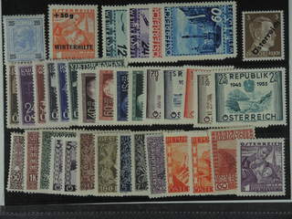 Austria. ★ 1899-1955. All different, e.g. Mi 76, 616, 623-26, 632-37, A IV, 929-32, …