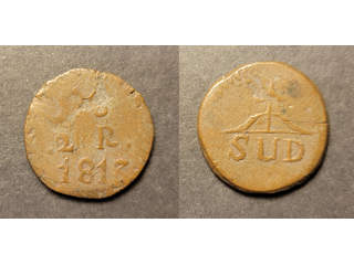 Mexico Oaxaca 2 reales 1813, VF