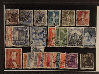Germany Berlin. Used 1948–52. All different, e.g. Mi 6, 13, 15, 36, 38–39, 59–60, 63, …