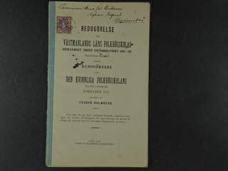 Sweden. Facit 64 cover , 4 öre on printed matter (paper) sent from TÄRNA 12.9.1892 to …