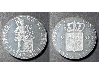 Nederländerna 1 silver ducat 1998, PROOF