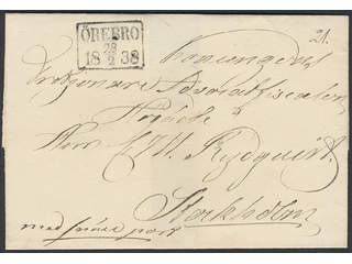 Sweden. General mail. Cover with notation "Snällpost" (express mail, P: +600:-). Sent …