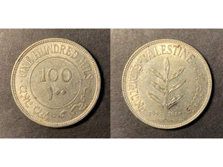 Palestine 100 mils 1942, AU