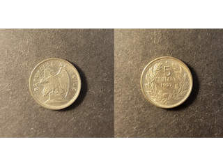 Chile 5 centavos 1927, UNC