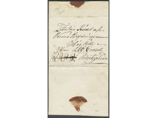 Finland Åland. Prephilately. Crown Post letter with contents, dated Pålsböle 31 October …