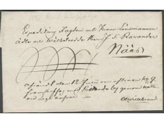 Finland Åland. Prephilately. Crown post letter dated Tosarby 12 July 1837 sent to Nääs. …