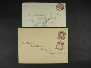 Britain. Michel 86 cover , 1887 Queen Victoria Jubilee Issue ½ d vermilion on two covers …