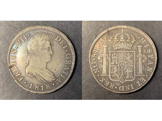 Guatemala Ferdinand VII (1808-1821) 8 reales 1818, VF