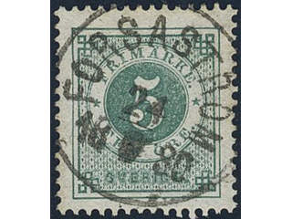 Sweden, Sverige, Sverige, Sverige. Facit 30c used, 5 öre green, rich smooth print. …