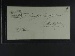 Sweden. E county. SÖDERKÖPING 1839, rectangular postmark. Type 1 on early cover sent to …